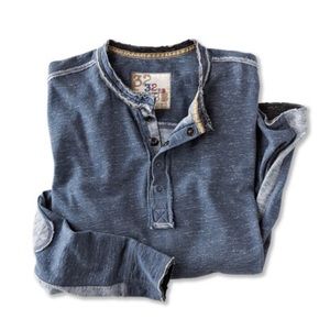 32 Bar Blues Men’s Henley, Large